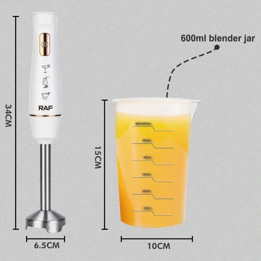 Raf Hand Blender 800W With Free Cup R313